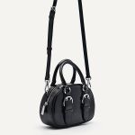 Túi Đeo Chéo Nữ Pedro Mini Buckle Handbag Black PW2-55060020 Màu Đen