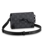 Túi Đeo Chéo Nam Louis Vuitton LV Steamer Wearable Wallet M81783 Màu Đen