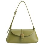Túi Đeo Vai Nữ Charles & Keith CNK Annelise Double Belted Shoulder Bag - Pistachio CK2-20781953 Màu Xanh