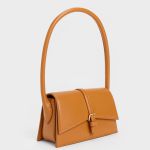 Túi Đeo Vai Nữ Charles & Keith CNK Annelise Belted Trapeze Bag – Orange  CK2-20781954 Màu Cam