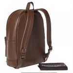 Balo Michael Kors MK Bryant Pebble-textured Leather Backpack In Mocha Màu Nâu