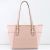 Túi Tote Michael Kors MK Casual Style Street Style A4 Bi-color Leather Party Style Màu Hồng