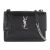 Túi Đeo Chéo Nữ Yves Saint Laurent YSL Sunset Medium Crocodile-Embossed Leather Shoulder Bag Màu Đen Size 22