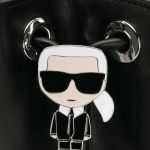 Túi Xách Karl Lagerfeld K/Ikonik Bucket Bag Màu Đen