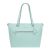 Túi Xách Coach Gallery Tote In Signature Canvas Tote Shoulder Bag Xanh Nhạt