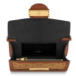 Túi Đeo Chéo Nữ Louis Vuitton LV Dauphine Chain Wallet Monogram Bag M68746 Màu Nâu