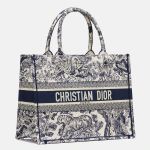 Túi Tote Dior Book Tote Bag Blue Toile de Jouy Reverse Embroidery M1286ZRGO M928 Màu Xanh