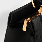 Túi Đeo Chéo Nữ Charles & Keith CNK Large Double Handle Bag – Black CK2-50160095-2 Màu Đen