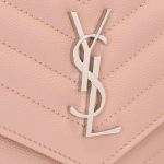 Túi Đeo Chéo Nữ Yves Saint Laurent YSL Envelope Chain Wallet Màu Hồng