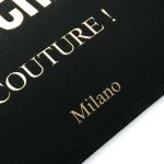 Túi Moschino Logo Clutch Bag Màu Đen
