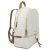 Balo Michael Kors MK Rhea Medium Logo Print Backpack - Vanilla Màu Trắng