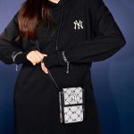 Túi Đeo Chéo MLB Mini Monogram Diamond Jacquard Cell Phone Cross Bag New York Yankees 3ACRH011N-50GRS