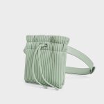 Túi Đeo Hông Nữ Charles & Keith CNK Textured Drawstring Belt Bag CK2-80671067 Mint Green Màu Xanh Mint