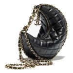 Túi Đeo Chéo Chanel Hobo Half Moon Bag Black Màu Đen