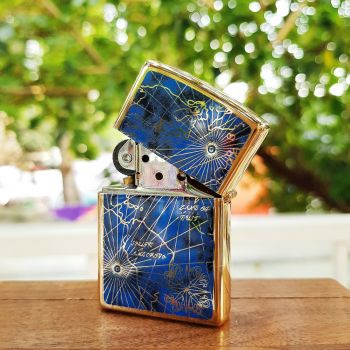Bật lửa Zippo 252BL033 - Sự huyền bí trong hoa văn dòng zippo La Bàn