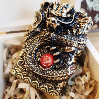 Bật lửa Zippo 252BL005 Zr rồng bằng đồng nguyên khối