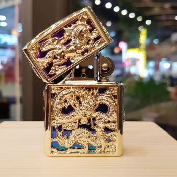 Bật lửa Zippo 252BL030 Ngựa & Rồng cưỡi mây