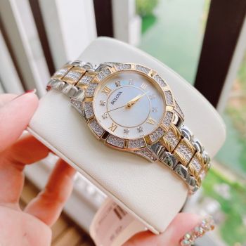 Đồng hồ Ladies' Bulova Crystal Watch 98L135 - Kết hợp hoàn hảo giữa sang trọng và sự quyến rũ