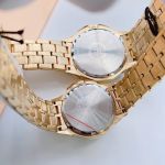 Đồng hồ Cặp đôi siêu hiếm Bulova tông gold đính full đá cực sang chảnh
