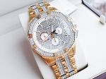 Đồng hồ Cặp đôi siêu hiếm Bulova tông gold đính full đá cực sang chảnh