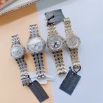 Đồng hồ Cặp đôi siêu hiếm Bulova tông gold đính full đá cực sang chảnh