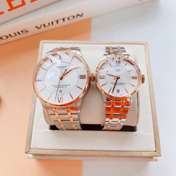 Cặp đôi TISSOT Chemin Des Tourelles Automatic Sang trọng bậc nhất hiện nay: T099.407.22.038.01  vs T099.207.22.118.01