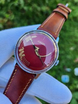 Đồng Hồ Nga Raketa Búa Liềm máy cơ cót