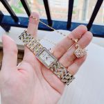 Đồng hồ Bulova 98L301 tông gold sang chảnh  - Bulova Classic Crystal Accented Gold Tone Ladies