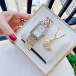 Đồng hồ Bulova 98L301 tông gold sang chảnh  - Bulova Classic Crystal Accented Gold Tone Ladies